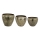 Eglo 428092 - Set de 3 vaze metalice OKAYAMA 37x48 cm bronz