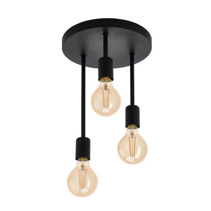 Eglo - Lustră pe tijă 3xE27/60W/230V