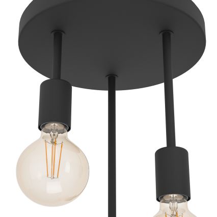 Eglo - Lustră pe tijă 3xE27/60W/230V