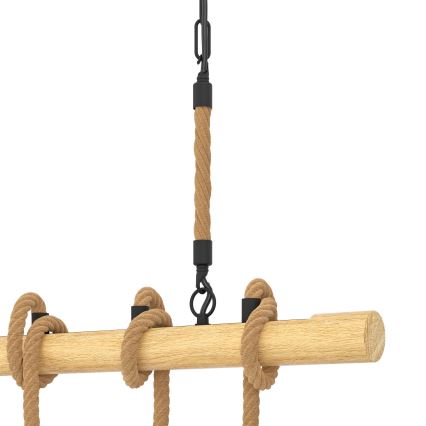 Eglo 43318 - Lustră YOUNGSTOWN cu lanț, 4xE27/40W/230V