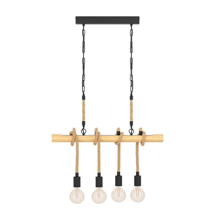 Eglo 43318 - Lustră YOUNGSTOWN cu lanț, 4xE27/40W/230V