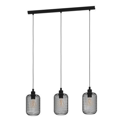 Eglo - Lustră pe cablu 3xE27/60W/230V