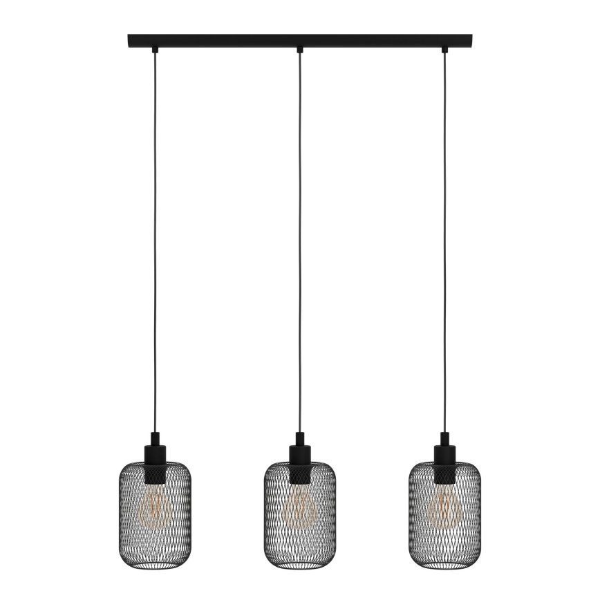Eglo - Lustră pe cablu 3xE27/60W/230V