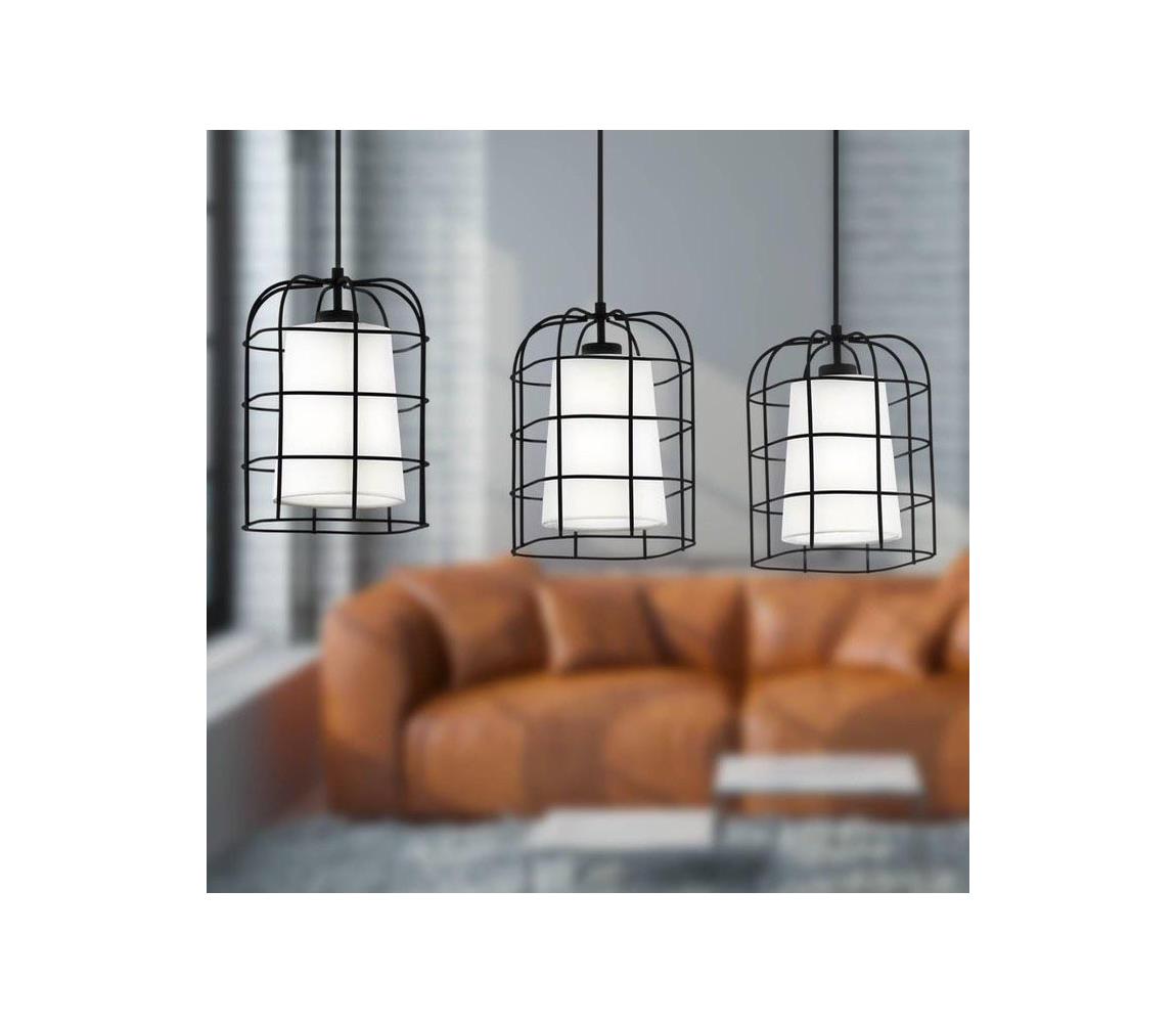 Eglo 43355 - Lustră pe cablu BITTAMS 3xE27/28W/230V