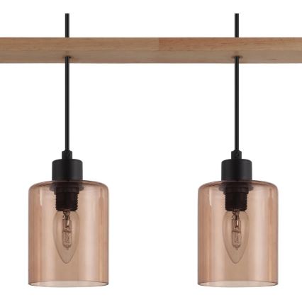 Eglo 43368 - Lampă suspendată pe cablu COOLMONT, 4xE14/40W/230V
