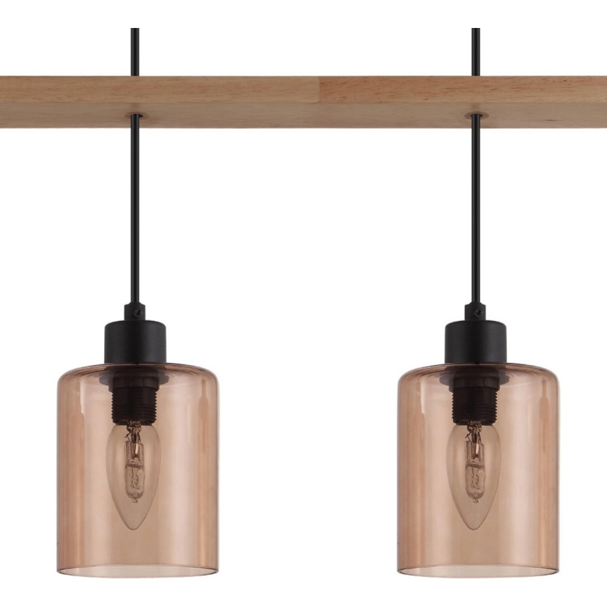 Eglo 43368 - Lampă suspendată pe cablu COOLMONT, 4xE14/40W/230V