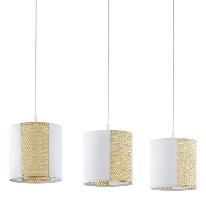 Eglo - Lustră pe cablu 3xE27/40W/230V