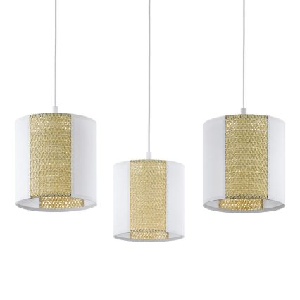 Eglo - Lustră pe cablu 3xE27/40W/230V