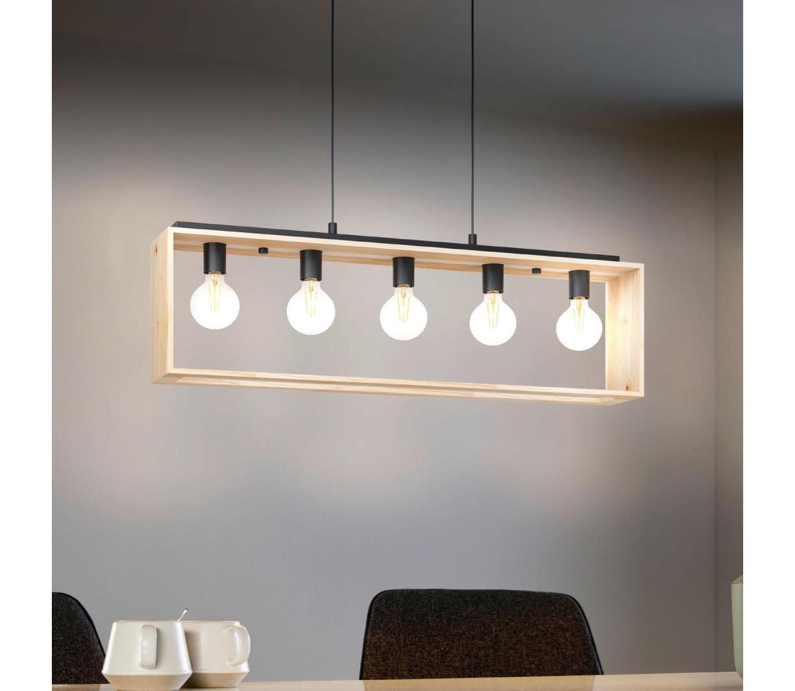 Eglo 43414 - Lustră pe cablu FAMBOROUGH 5xE27/40W/230V