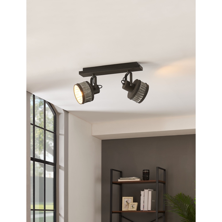 Eglo 43445 - Spot TURROCK 2xE27/28W/230V