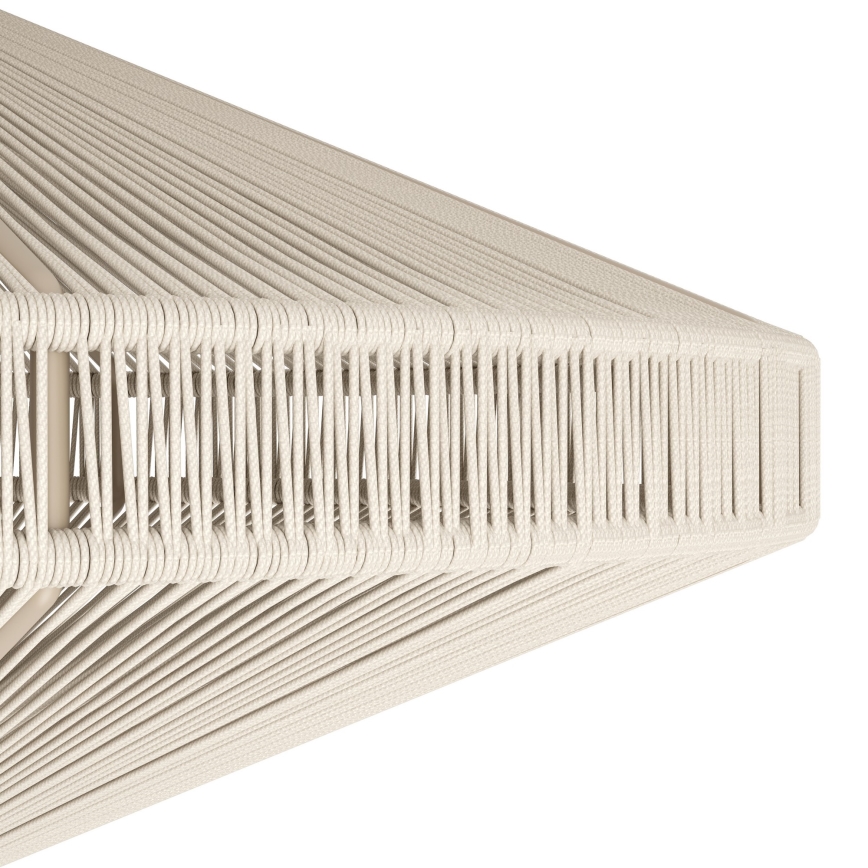 Eglo - Candelabru suspendat pe cablu 1xE27/40W/230V, crem