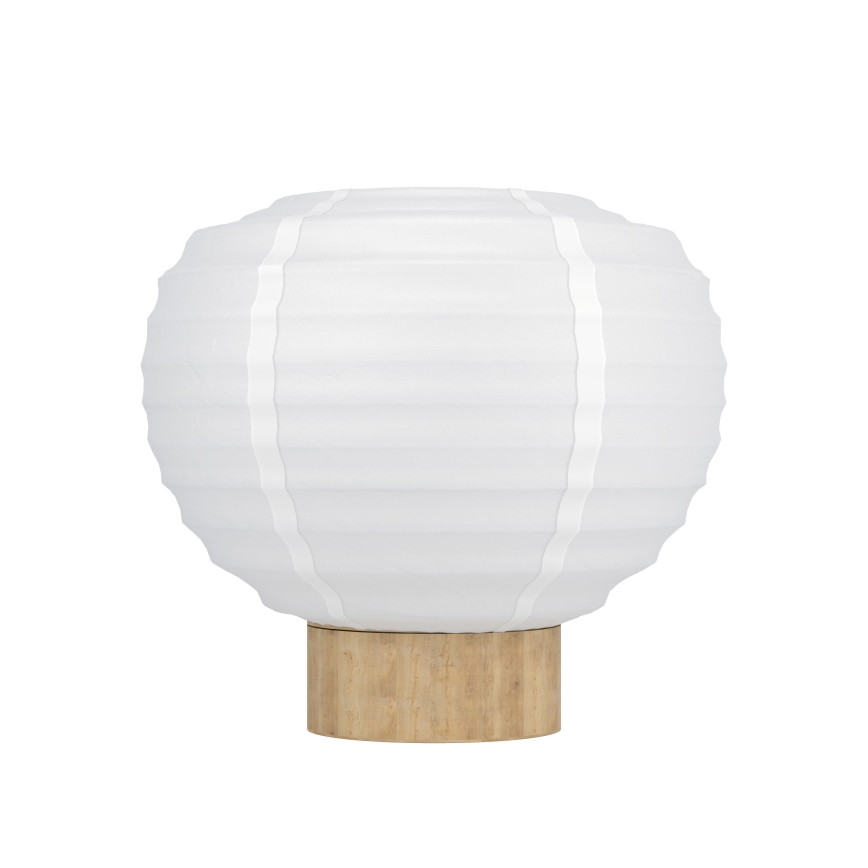 Eglo - Lampă de masă 1xE27/40W/230V alb/bej