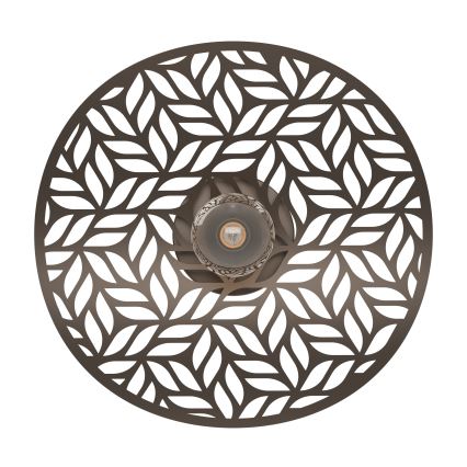 Eglo - Plafonieră 1 x E27, 60 W, 230 V, Ø 40 cm, bronz