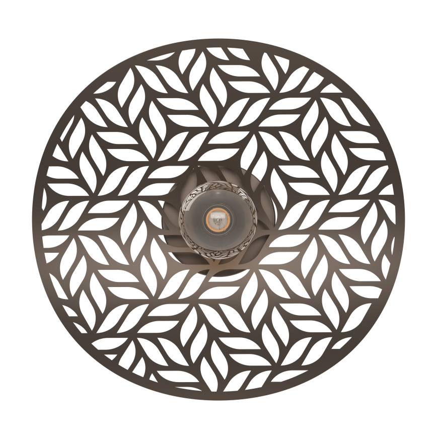 Eglo - Plafonieră 1 x E27, 60 W, 230 V, Ø 40 cm, bronz