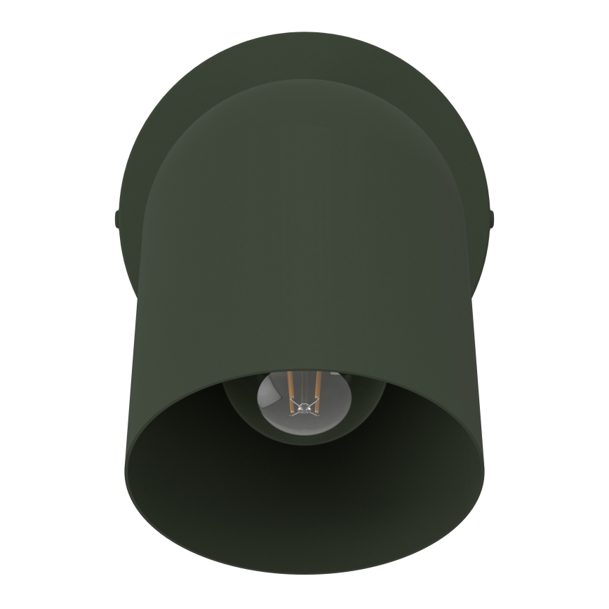 Eglo - Aplică de perete tip spot 1xE14/40W/230V verde