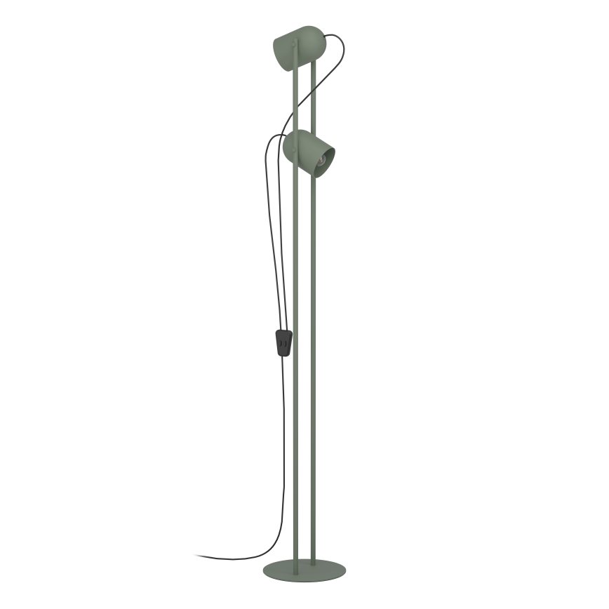 Eglo - Lampă de podea 2xE14/8W/230V verde