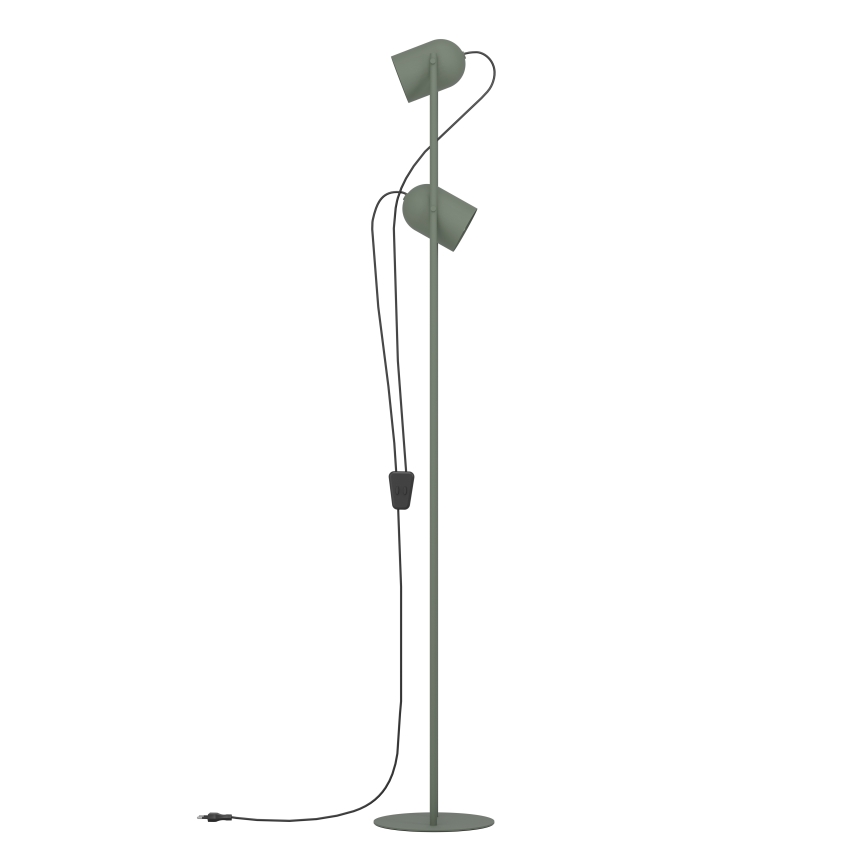 Eglo - Lampă de podea 2xE14/8W/230V verde