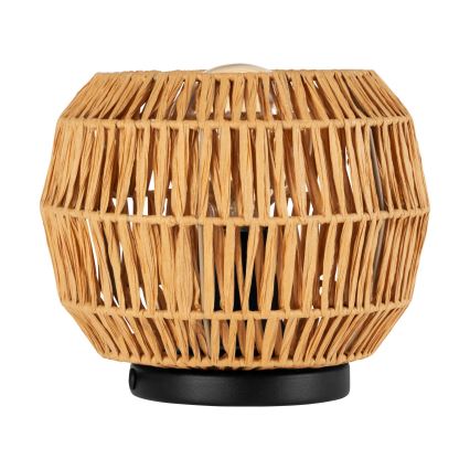 Eglo - Lampă de masă 1xE27/40W/230V maro