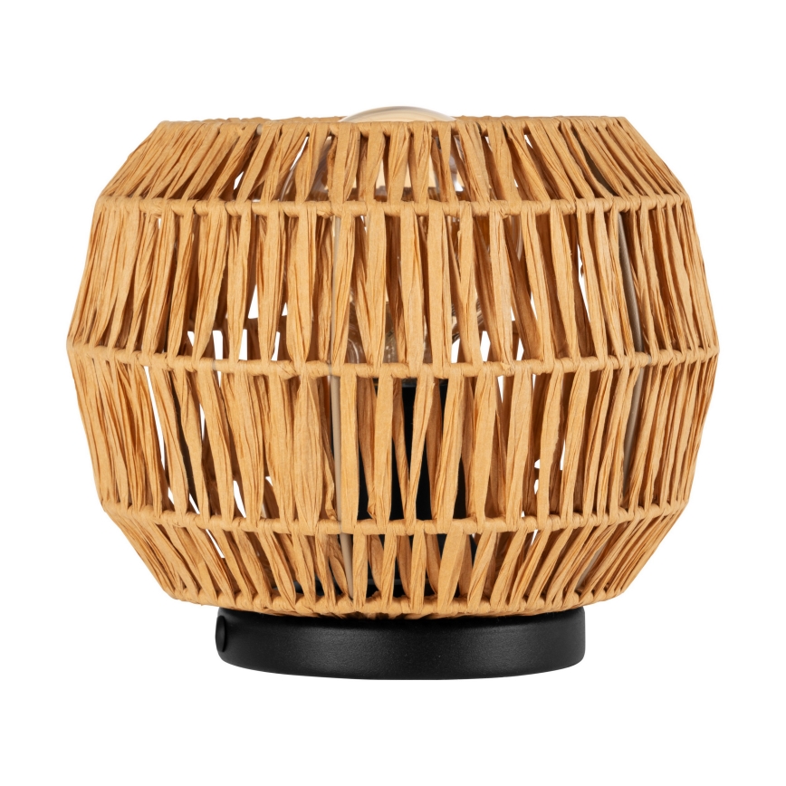 Eglo - Lampă de masă 1xE27/40W/230V maro