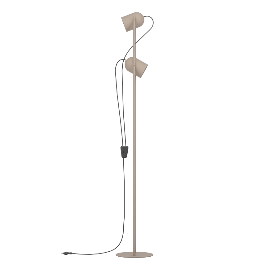 Eglo - Lampă de podea bej, 2x E14, 8W, 230V