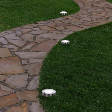 Eglo 48777 - Lampă solară LED cu senzor LED/0,07W/1,2V 200 mAh crom mat