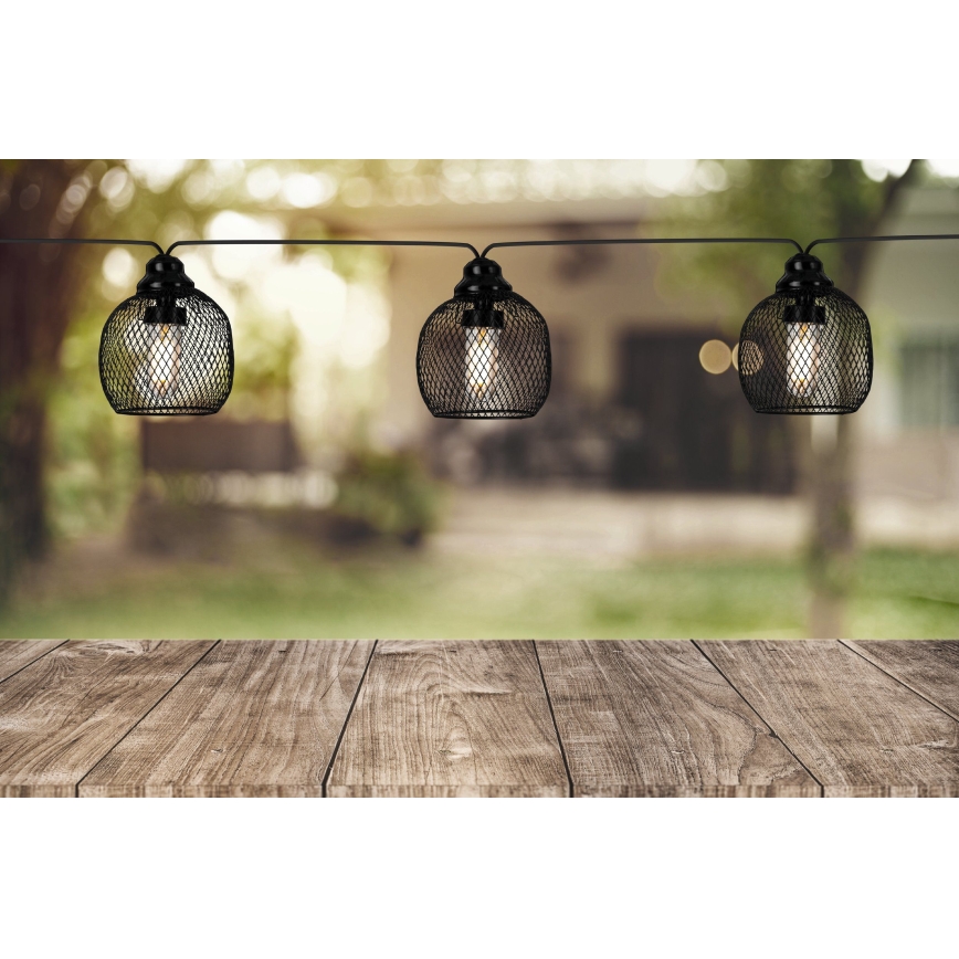 Eglo 48964 - Ghirlandă solară cu LED, 8xLED/3m, 600 mAh, IP44