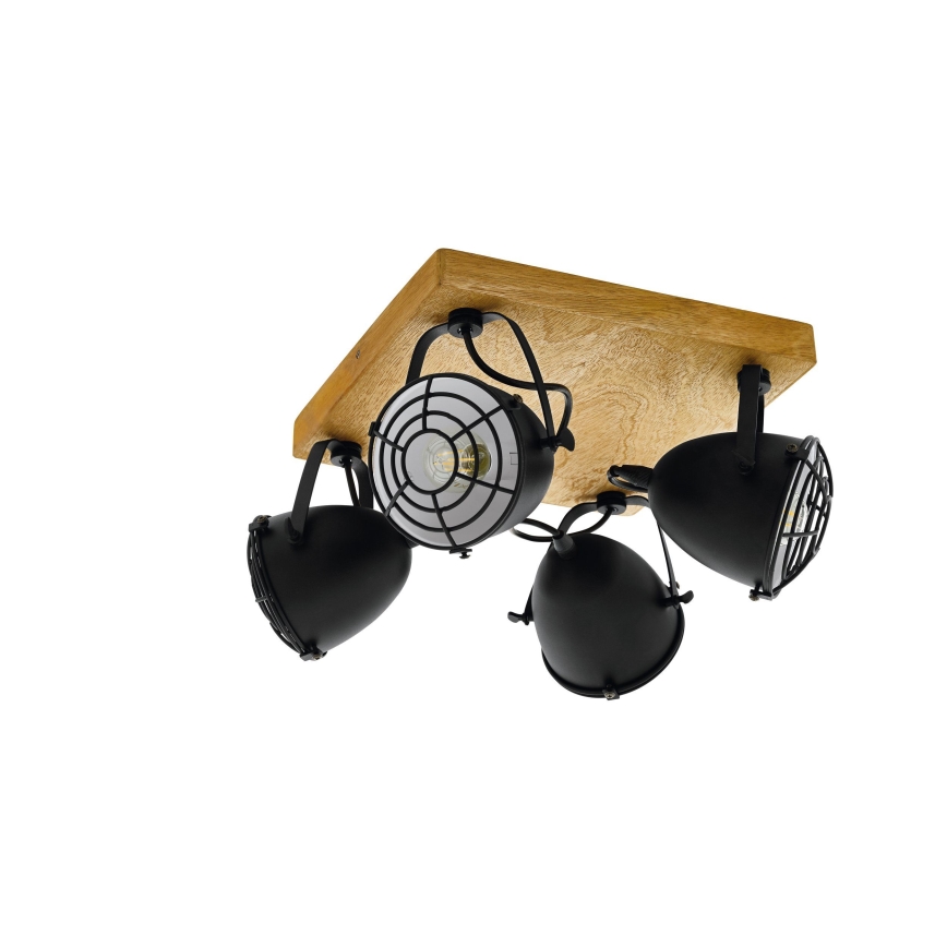 Eglo 49079 - Plafonieră cu spoturi GATEBECK 4xE14/40W/230V