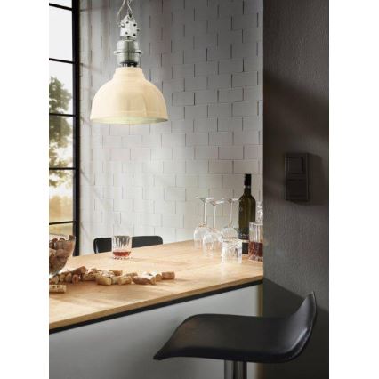Eglo 49172 - Lustra cu lant GRANTHAM 1xE27/60W/230V