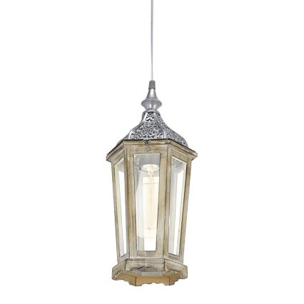 Eglo 49206 - Lustră cu cablu KINGHORN 1xE27/42W/230V