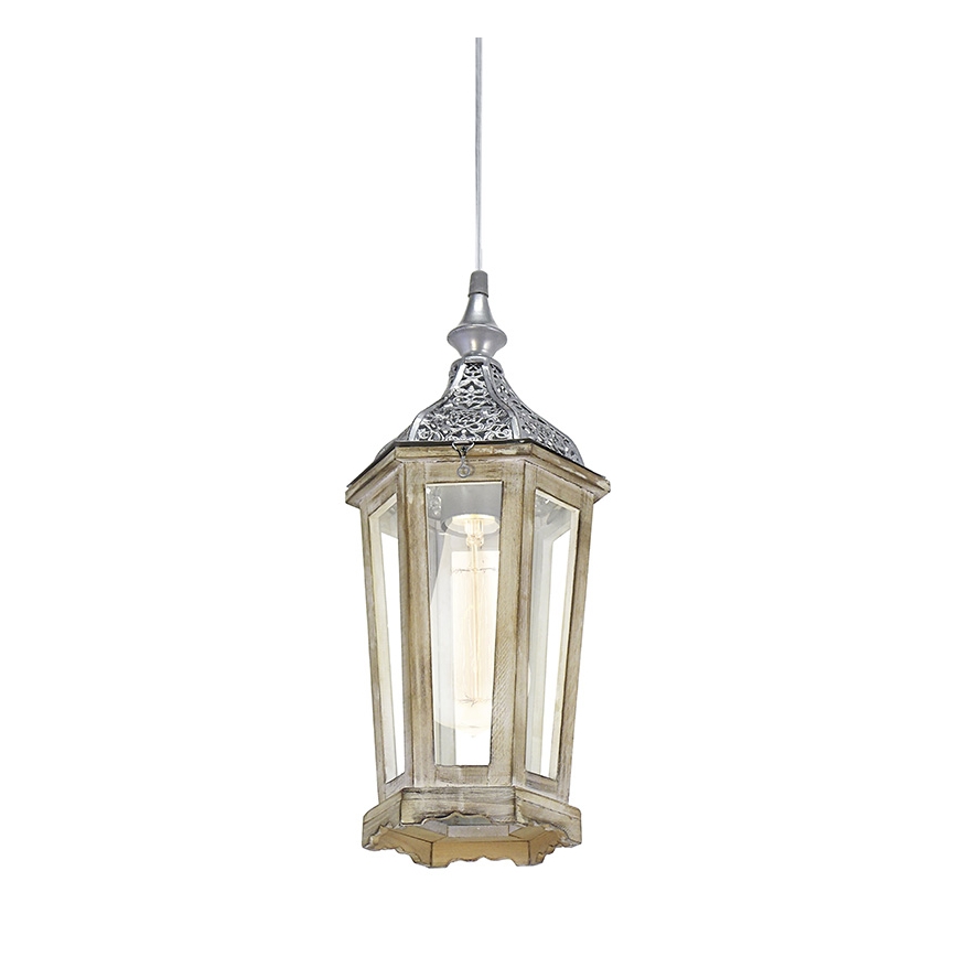 Eglo 49206 - Lustră cu cablu KINGHORN 1xE27/42W/230V