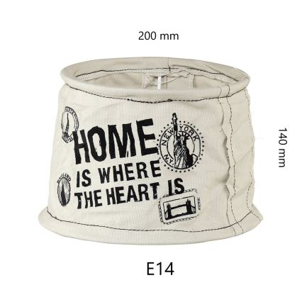 Eglo 49442 - Abajur Vintage Pytel Home pentru soclu E14, Ø 20 cm