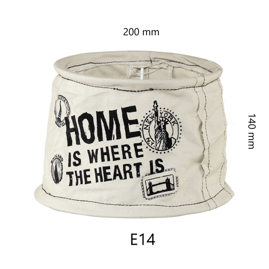 Eglo 49442 - Abajur Vintage Pytel Home pentru soclu E14, Ø 20 cm