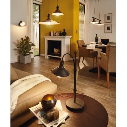 Eglo 49456 - Lustra STOCKBURY 1xE27/60W/230V