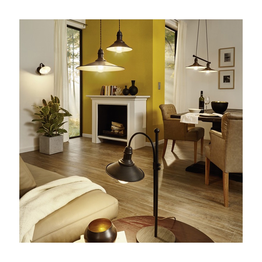 Eglo 49458 - Corp de iluminat perete STOCKBURY 1xE27/60W/230V