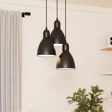 Eglo 49465 - Lustră PRIDDY, 3xE27/60W/230V