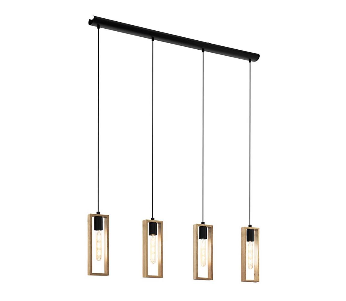 Eglo 49475 - Lustră pe cablu LITTLETON 4xE27/60W/230V