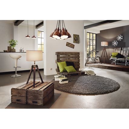 Eglo 49494 - Candelabru PRIDDY 1, 7 x E27, 60 W, 230 V