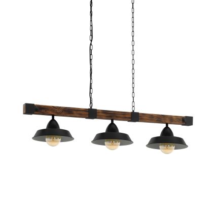 Eglo - Lustră pe lanț 3xE27/60W/230V