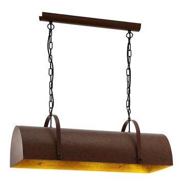 Eglo 49702 - Lustră DEERHURST cu lanț 3xE27/60W/230V