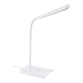 Eglo 55123 - Lampă de masă LED reglabilă cu încărcare wireless LED/5,5W/230V alb