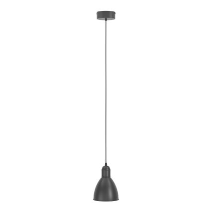 Eglo 55243 - Lustră PRIDDY suspendată pe cablu, 1xE27/60W/230V, negru
