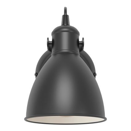 Eglo 55261 - Lampă de perete PRIDDY 1xE27/40W/230V neagră