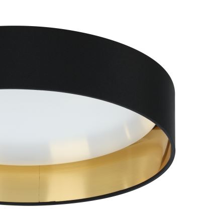 Eglo 55267 - Plafonieră LED MASERLO LED/16W/230V 3000K Ø 40,5 cm negru/cupru