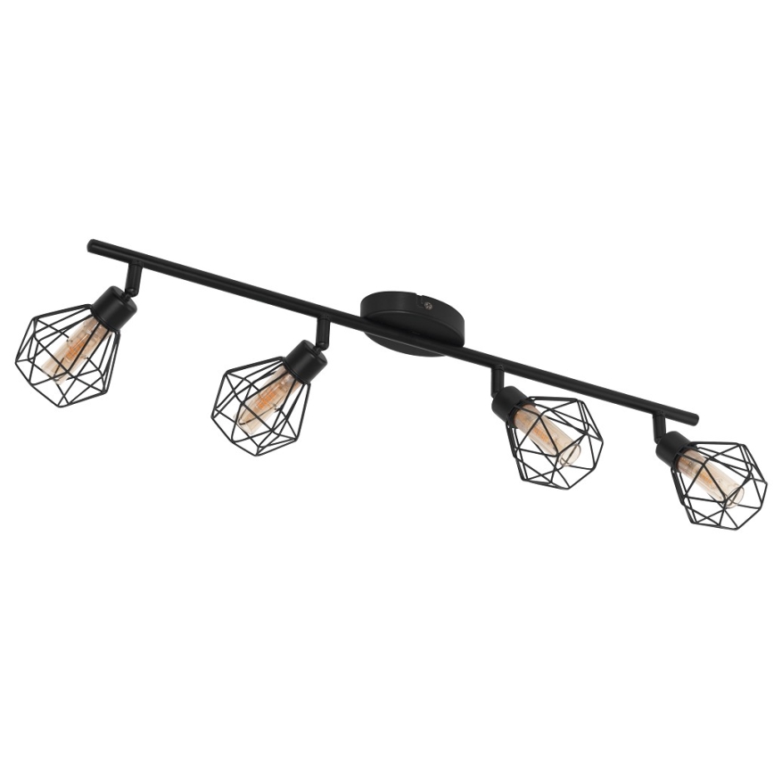 Eglo 55301 - Spot LED ZAPATA 4xG9/3W/230V negru