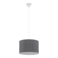 Eglo 55702 - Pendul pe cablu, 1xE27/40W/230V, gri