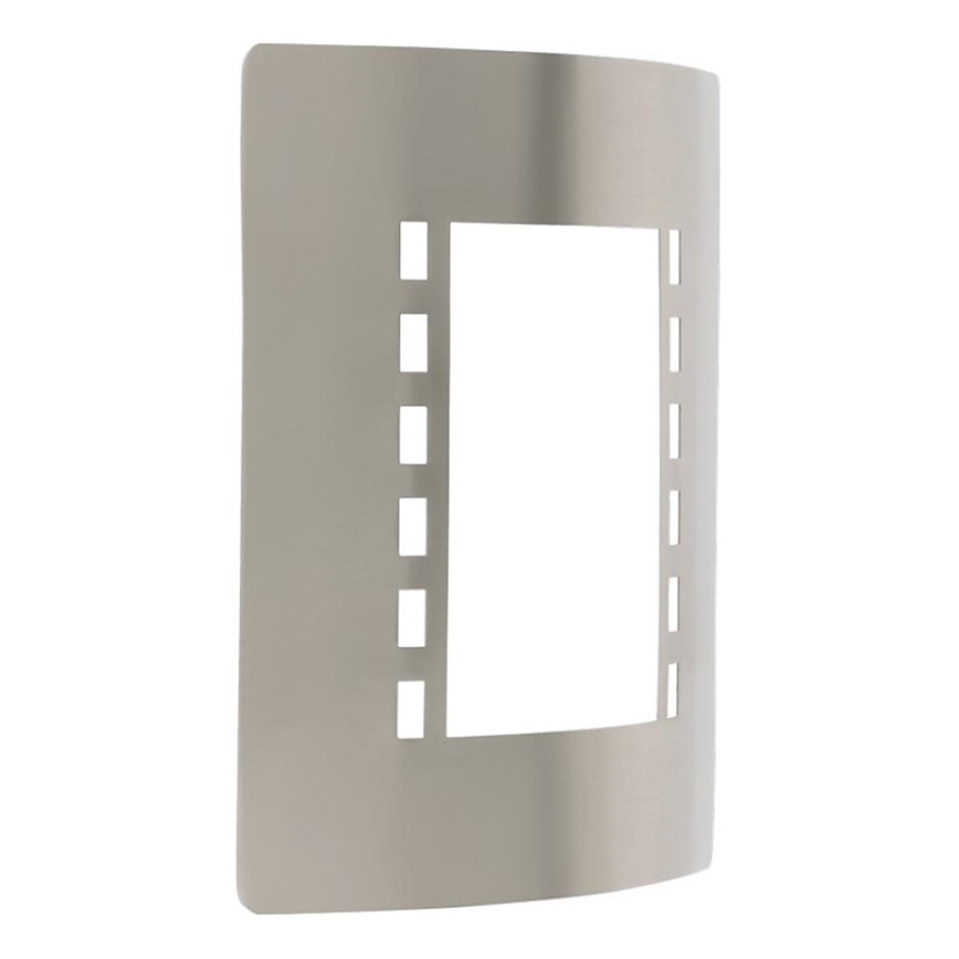 Eglo 55761 - Aplică de perete cu LED pentru exterior, 1xE27/10W/230V, IP44, crom mat