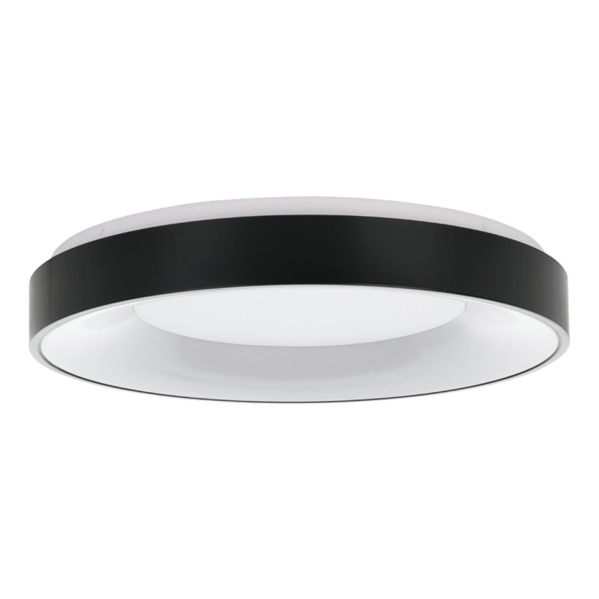 Eglo 55802 - Plafonieră LED reglabilă 4xLED/8,1W/230V 3000-6500K diam. 48 cm neagră + telecomandă