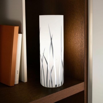 Eglo 55807 - Lampă de masă LED 1xE14/5,5W/230V alb/crom lucios