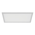 Eglo 55892 - Panou LED RGBW reglabil, montaj aparent LED/12W/230V 2700-6500K 30x60 cm alb + telecomandă