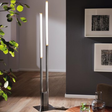 Eglo 55972 - Lampă de podea LED RGBW reglabilă FRAIOLI-C LED/34W/230V 2700-6500K crom mat + telecomandă